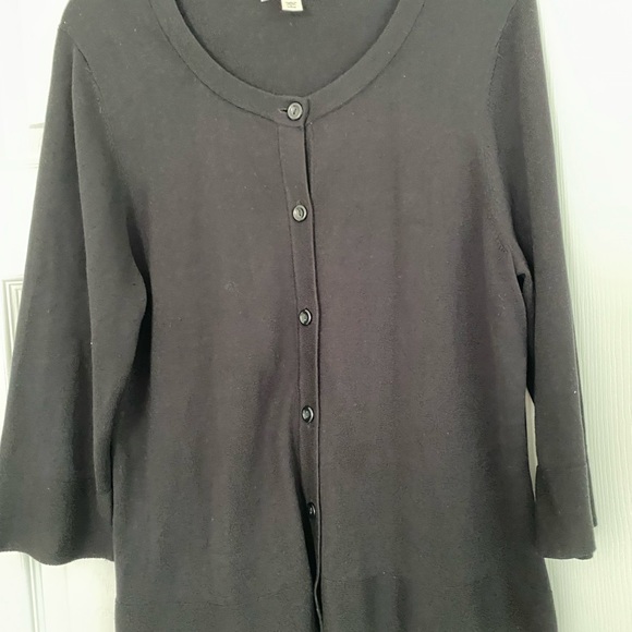 Coldwater Creek Black Cardigan Size L - Picture 1 of 4